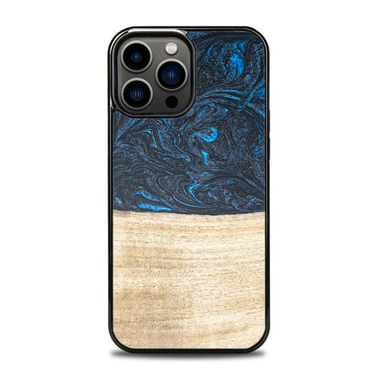 iPhone 13 Pro Max Handyhülle aus Harz und Holz - Synergy#F19