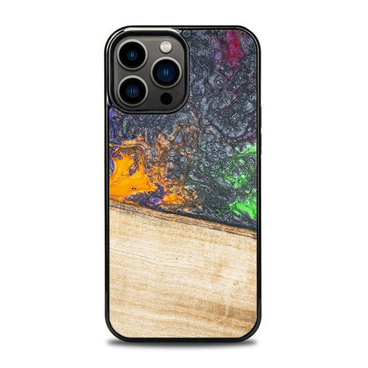 iPhone 13 Pro Max Handyhülle aus Harz und Holz - Synergy#F20