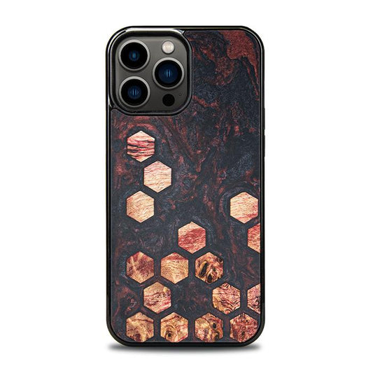 iPhone 13 Pro Max Handyhülle aus Harz und Holz - Synergy#F27