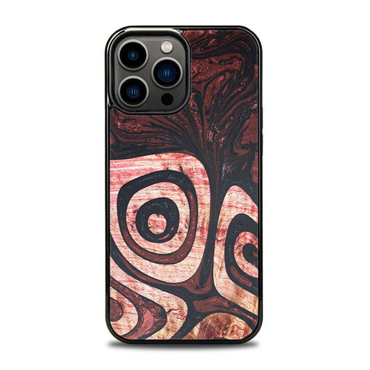 iPhone 13 Pro Max Handyhülle aus Harz und Holz - Synergy#F32