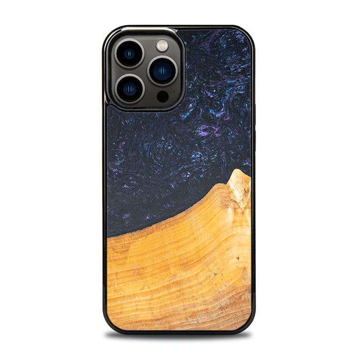 iPhone 13 Pro Max Handyhülle aus Harz und Holz - Synergy#F37