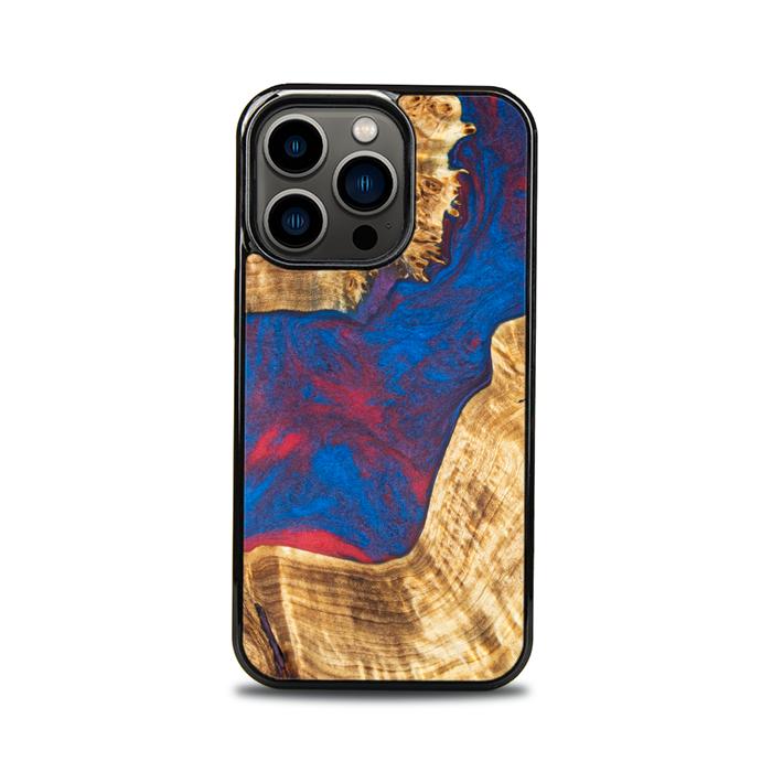 iPhone 13 Pro Handyhülle aus Harz und Holz - Synergy#E10