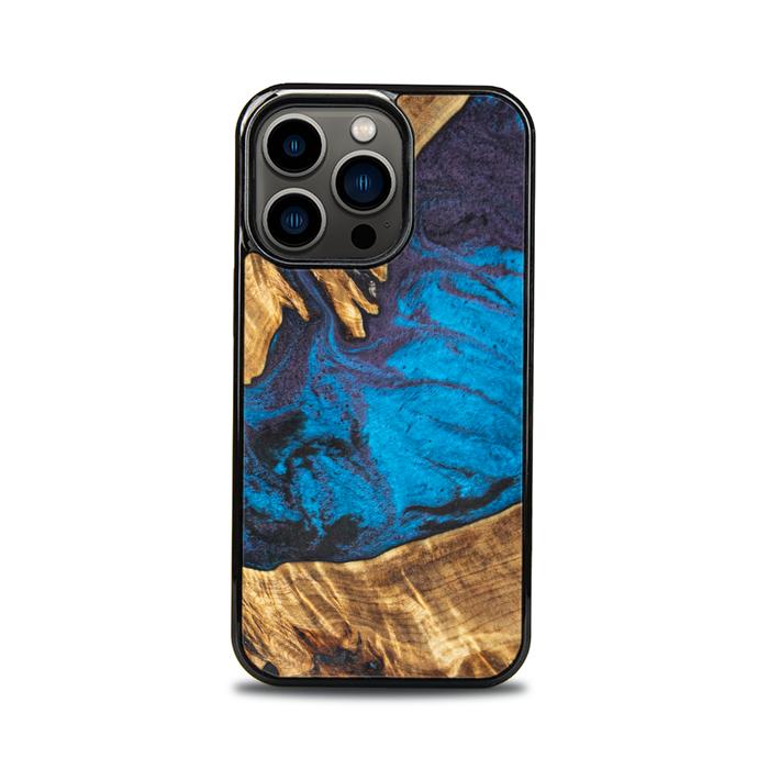 iPhone 13 Pro Handyhülle aus Harz und Holz - Synergy#E21