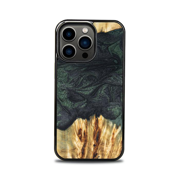 iPhone 13 Pro Handyhülle aus Harz und Holz - Synergy#E25