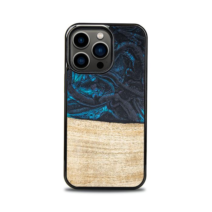 iPhone 13 Pro Handyhülle aus Harz und Holz - Synergy#F13