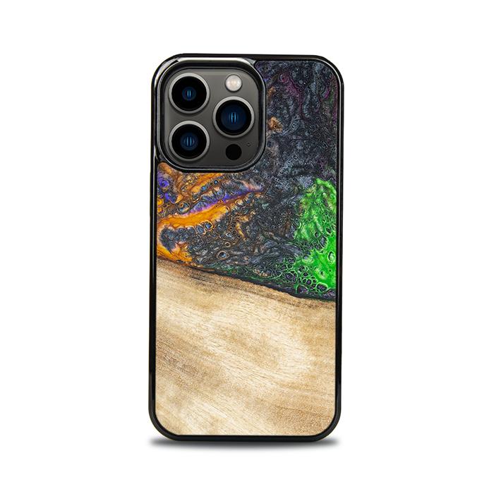 iPhone 13 Pro Handyhülle aus Harz und Holz - Synergy#F15