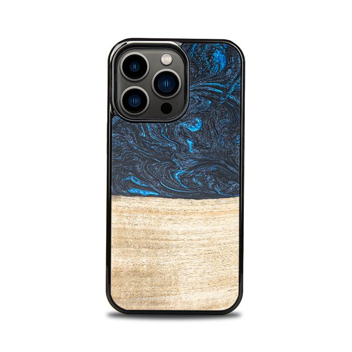 iPhone 13 Pro Handyhülle aus Harz und Holz - Synergy#F19