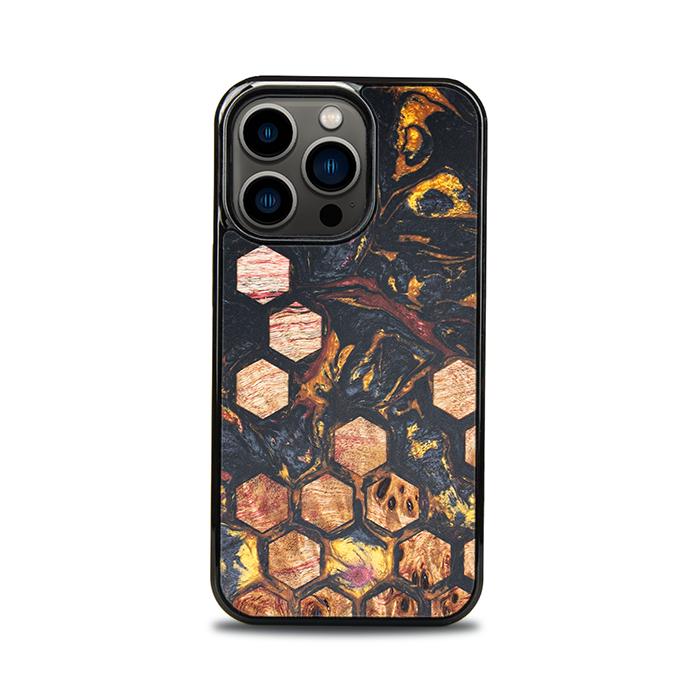 iPhone 13 Pro Handyhülle aus Harz und Holz - Synergy#F26