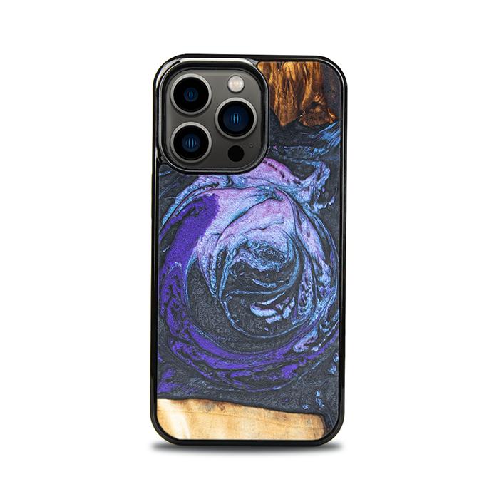 iPhone 13 Pro Handyhülle aus Harz und Holz - Synergy#F34