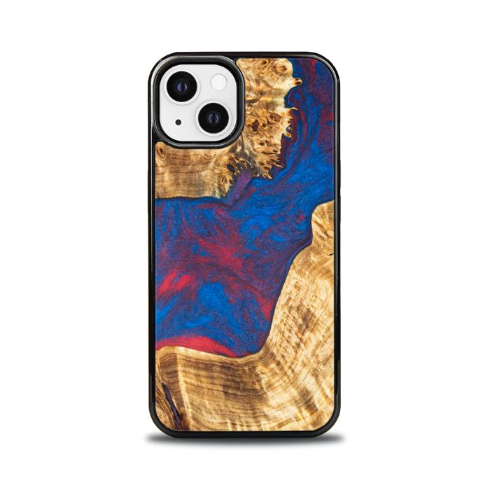 iPhone 13 Handyhülle aus Harz und Holz - Synergy#E10