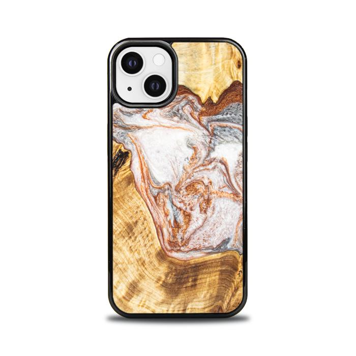 iPhone 13 Handyhülle aus Harz und Holz - Synergy#E5