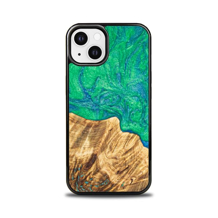 iPhone 13 Handyhülle aus Harz und Holz - Synergy#E8