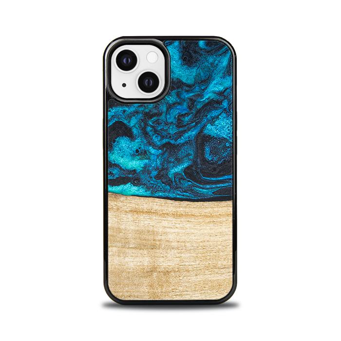 iPhone 13 Handyhülle aus Harz und Holz - Synergy#F11