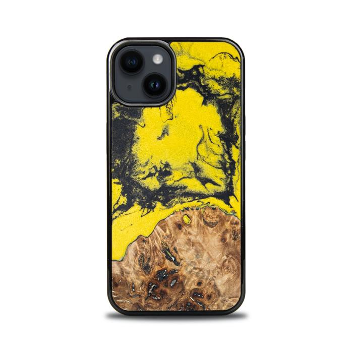 iPhone 14 Handyhülle aus Harz und Holz - Borussia#ChL