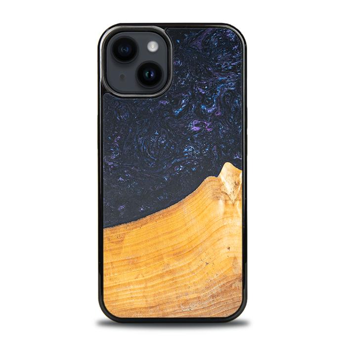 iPhone 14 Plus Handyhülle aus Harz und Holz - Synergy#F37