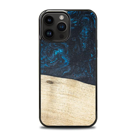 iPhone 14 Pro Max Handyhülle aus Harz und Holz - Synergy#F17