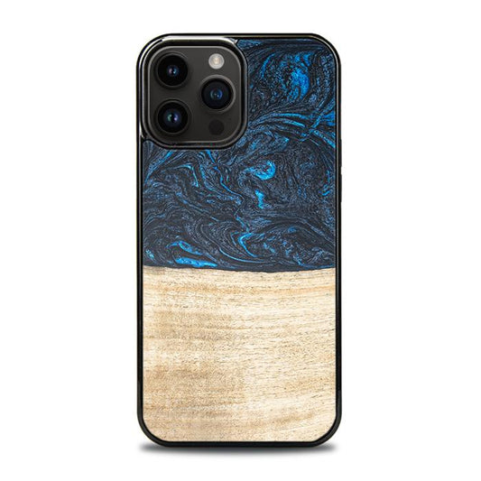 iPhone 14 Pro Max Handyhülle aus Harz und Holz - Synergy#F19