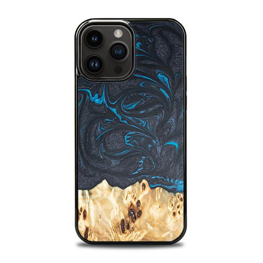 iPhone 14 Pro Max Handyhülle aus Harz und Holz - Synergy#F21