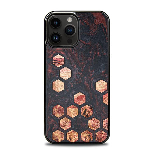 iPhone 14 Pro Max Handyhülle aus Harz und Holz - Synergy#F27