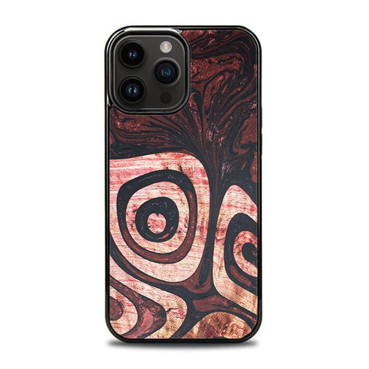 iPhone 14 Pro Max Handyhülle aus Harz und Holz - Synergy#F32