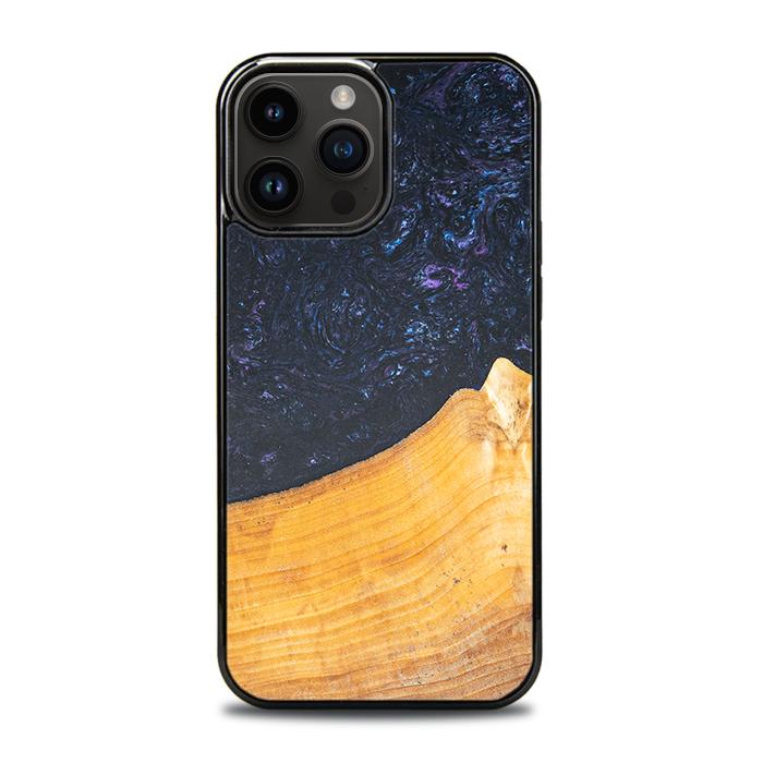 iPhone 14 Pro Max Handyhülle aus Harz und Holz - Synergy#F37
