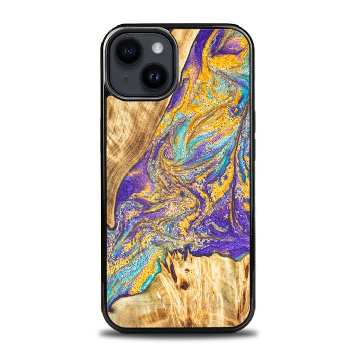 iPhone 15 Plus Handyhülle aus Harz und Holz - SYNERGY#E2