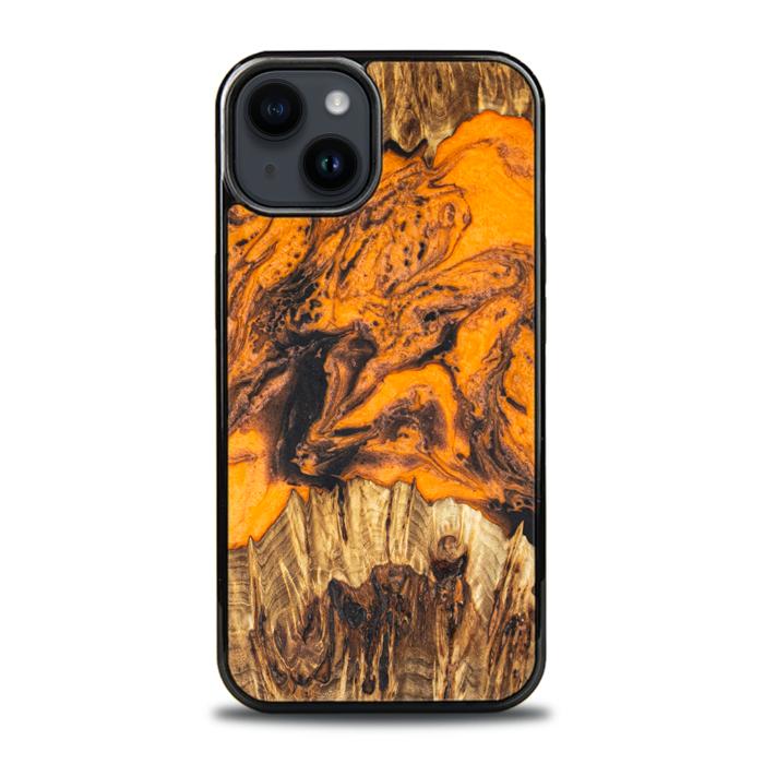 iPhone 15 Plus Handyhülle aus Harz und Holz - Synergy#E24