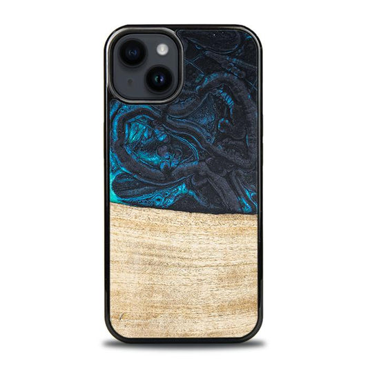 iPhone 15 Plus Handyhülle aus Harz und Holz - Synergy#F13