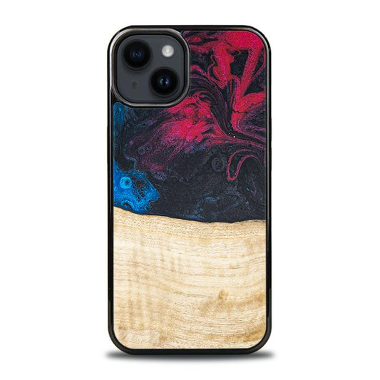 iPhone 15 Plus Handyhülle aus Harz und Holz - Synergy#F14