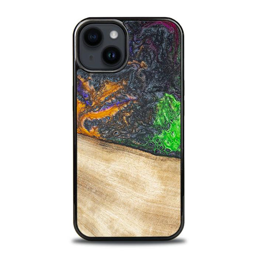 iPhone 15 Plus Handyhülle aus Harz und Holz - Synergy#F15