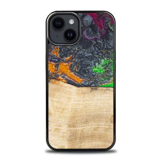 iPhone 15 Plus Handyhülle aus Harz und Holz - Synergy#F16