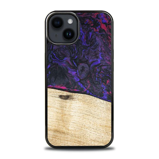 iPhone 15 Plus Handyhülle aus Harz und Holz - Synergy#F18