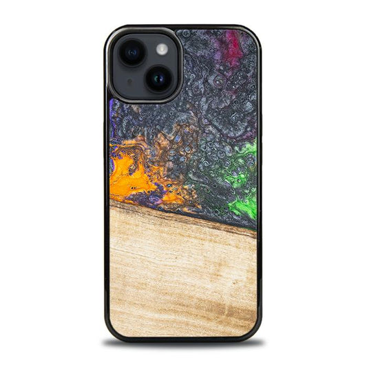 iPhone 15 Plus Handyhülle aus Harz und Holz - Synergy#F20