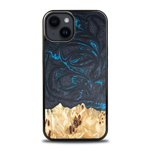 iPhone 15 Plus Handyhülle aus Harz und Holz - Synergy#F21