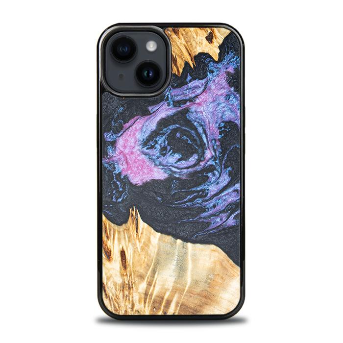 iPhone 15 Plus Handyhülle aus Harz und Holz - Synergy#F25