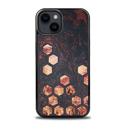 iPhone 15 Plus Handyhülle aus Harz und Holz - Synergy#F27
