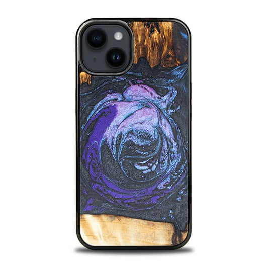 iPhone 15 Plus Handyhülle aus Harz und Holz - Synergy#F34