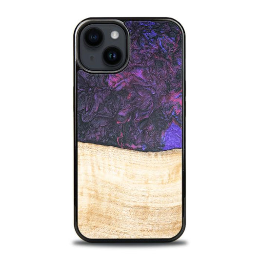 iPhone 15 Plus Handyhülle aus Harz und Holz - Synergy#F4