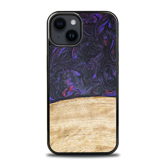 iPhone 15 Plus Handyhülle aus Harz und Holz - Synergy#F7