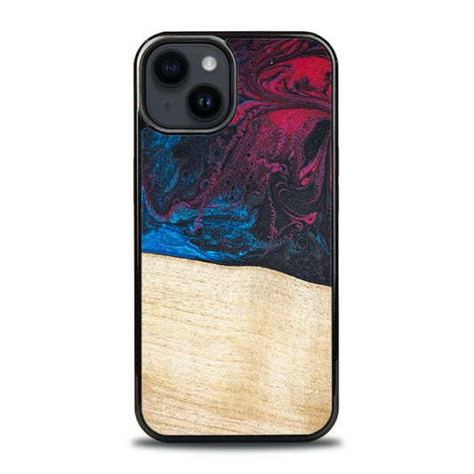 iPhone 15 Plus Handyhülle aus Harz und Holz - Synergy#F9