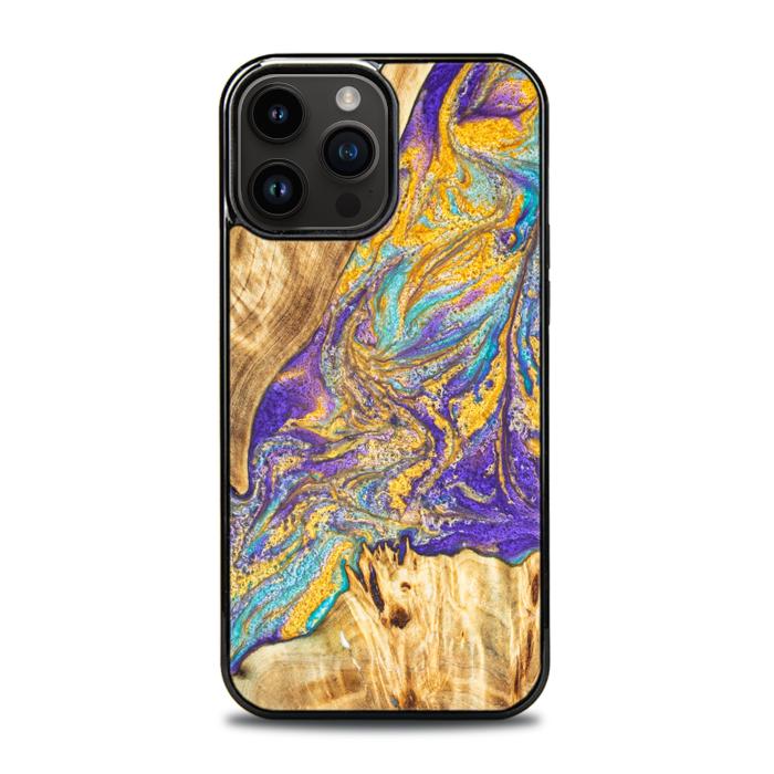 iPhone 15 Pro Max Handyhülle aus Harz und Holz - SYNERGY#E2