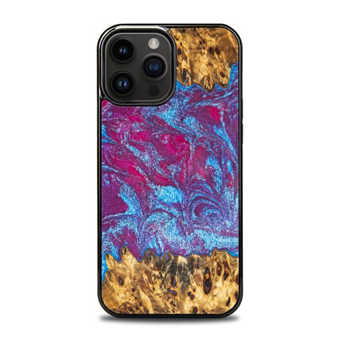 iPhone 15 Pro Max Handyhülle aus Harz und Holz - Synergy#E15