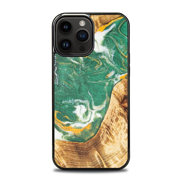 iPhone 15 Pro Max Handyhülle aus Harz und Holz - Synergy#E20