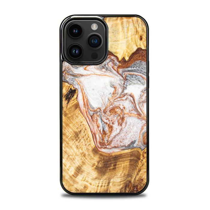 iPhone 15 Pro Max Handyhülle aus Harz und Holz - Synergy#E5