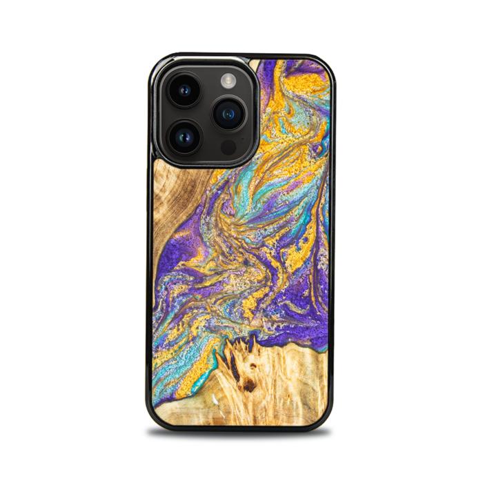 iPhone 15 Pro Handyhülle aus Harz und Holz - SYNERGY#E2