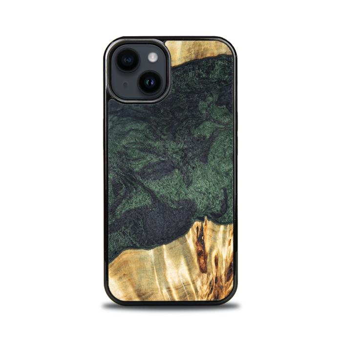 iPhone 15 Handyhülle aus Harz und Holz - Synergy#E14