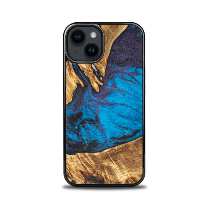 iPhone 15 Handyhülle aus Harz und Holz - Synergy#E21