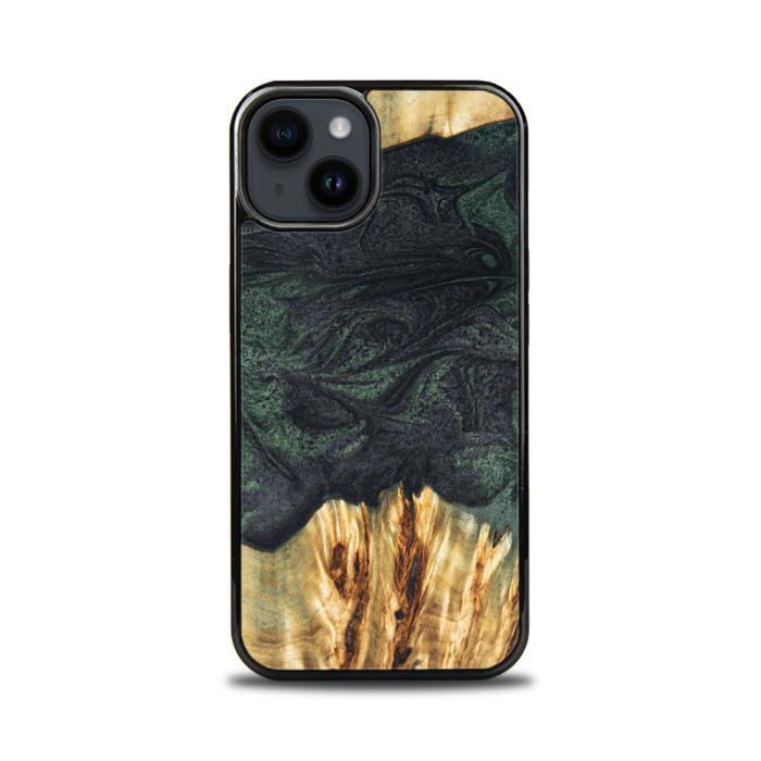 iPhone 15 Handyhülle aus Harz und Holz - Synergy#E25