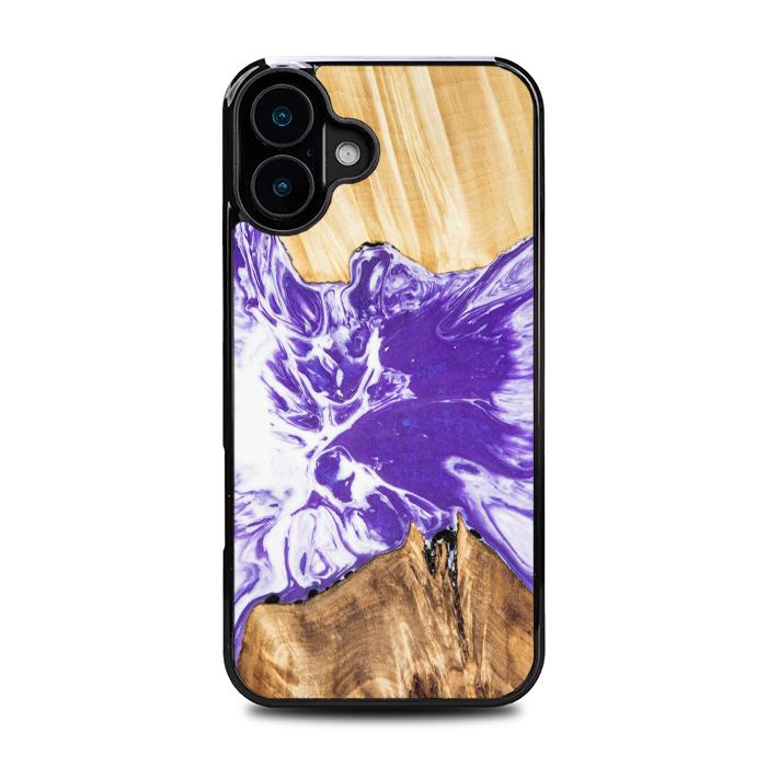 iPhone 16 Plus Handyhülle aus Harz und Holz - Synergy#A78