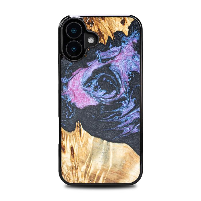 iPhone 16 Plus Handyhülle aus Harz und Holz - Synergy#F25